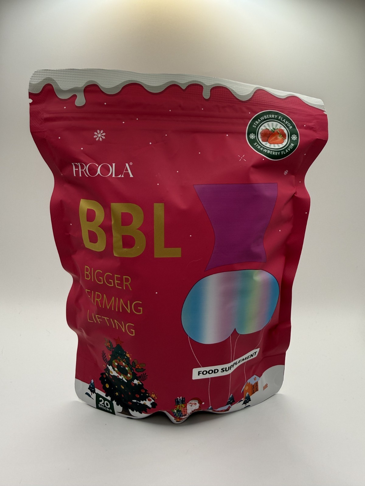 FRCOLA BBL Food Supplement Strawberry Flavor 20 Sticks – Brand New Sealed