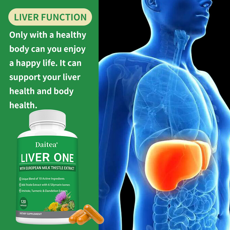 Liver Cleanse Repair Boost Energy Levels Enhance Immunity Gut Health 120 Ct US
