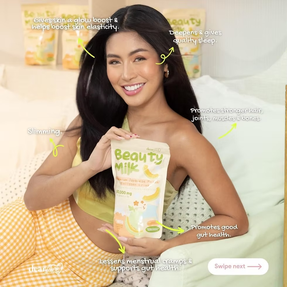 Dear Face Beauty Milk Melon Drink