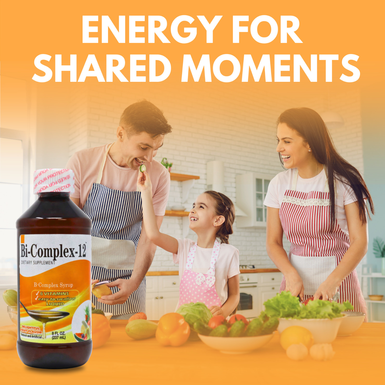 Menper Bi-Complex 12 Liquid 8 fl oz – Energy Support & Metabolism (2-Pack)