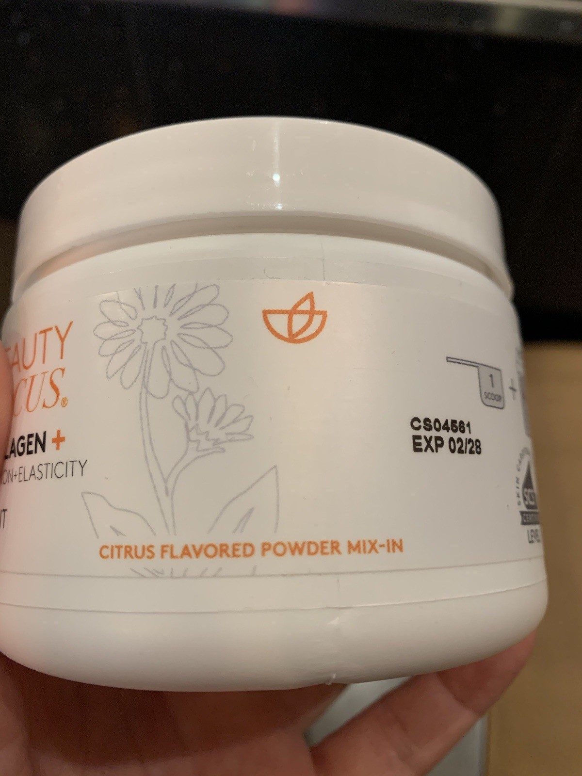 Nu Skin Beauty Focus Collagen Powder Mix-In Citrus Improve Skin Texture 08/2027