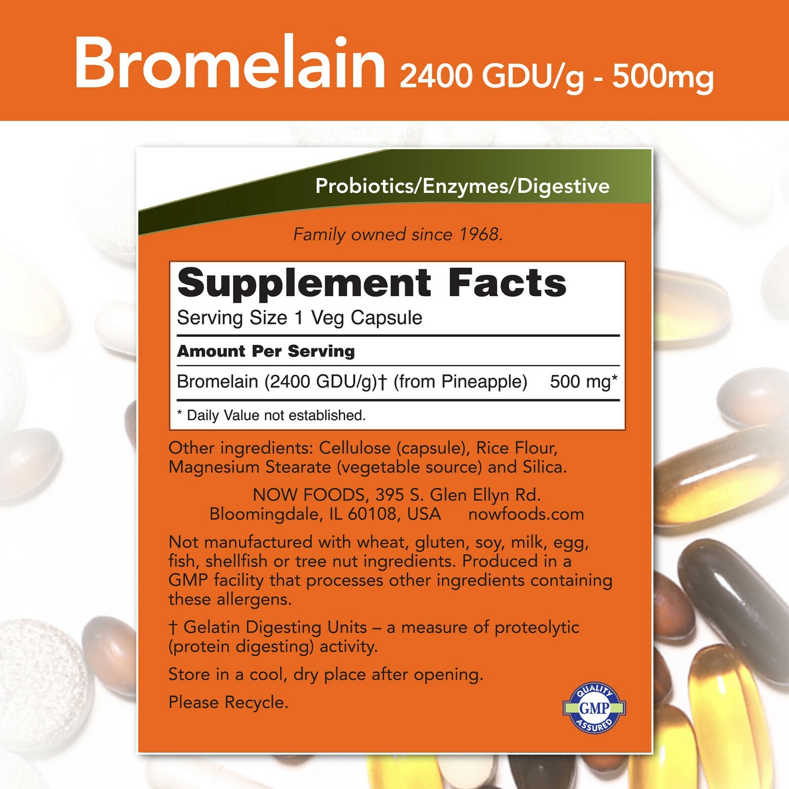 NOW Foods Supplements, Quercetin with Bromelain, 120 Count -Natural ProteolytiC.
