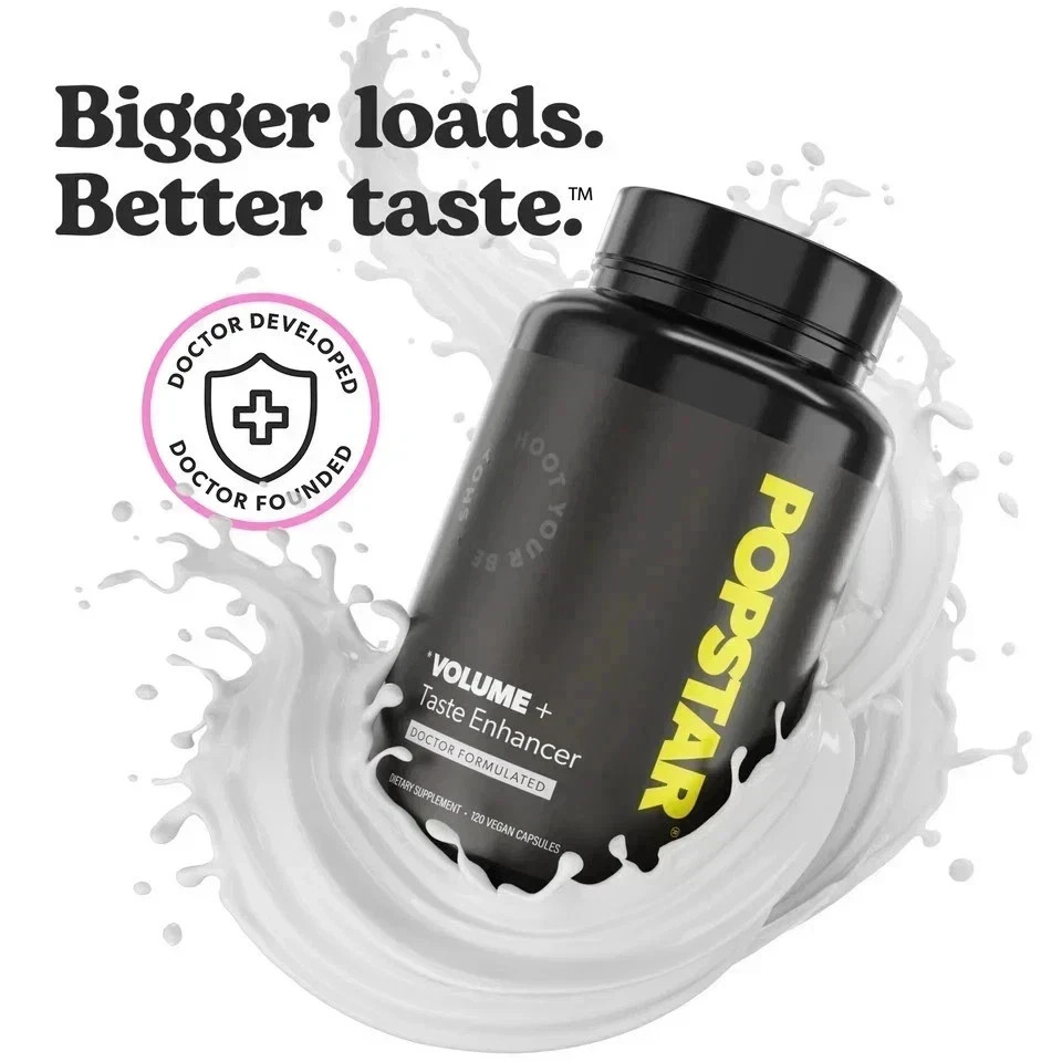 POPSTAR Semen Volume Supplement-Men’s Semen Health & Fertility-Doctor Formulated