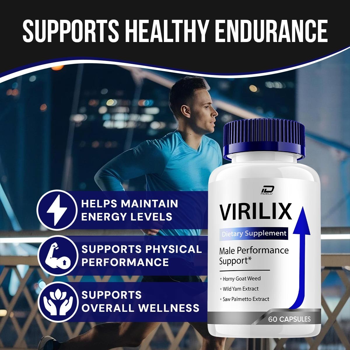 (3 Pack) Virilix for Men Capsules – Virilix Vitamin Complex Pills Energy Support