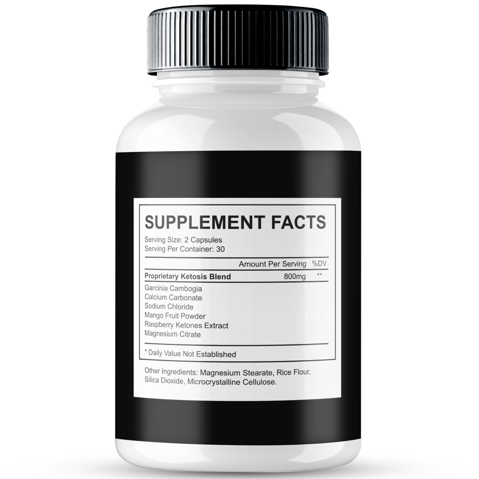 Night Mega Burner Keto Advanced Weight Loss Pills to Burn Fat Energy 60ct