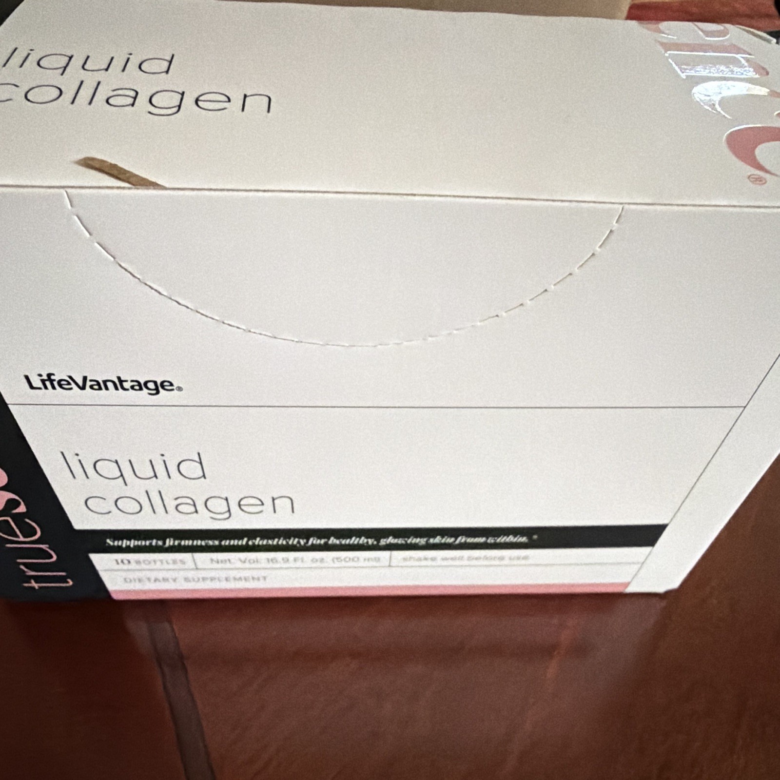 LifeVantage TrueScience Liquid Collagen Supplement Hair Skin Nails 16.9 fl oz