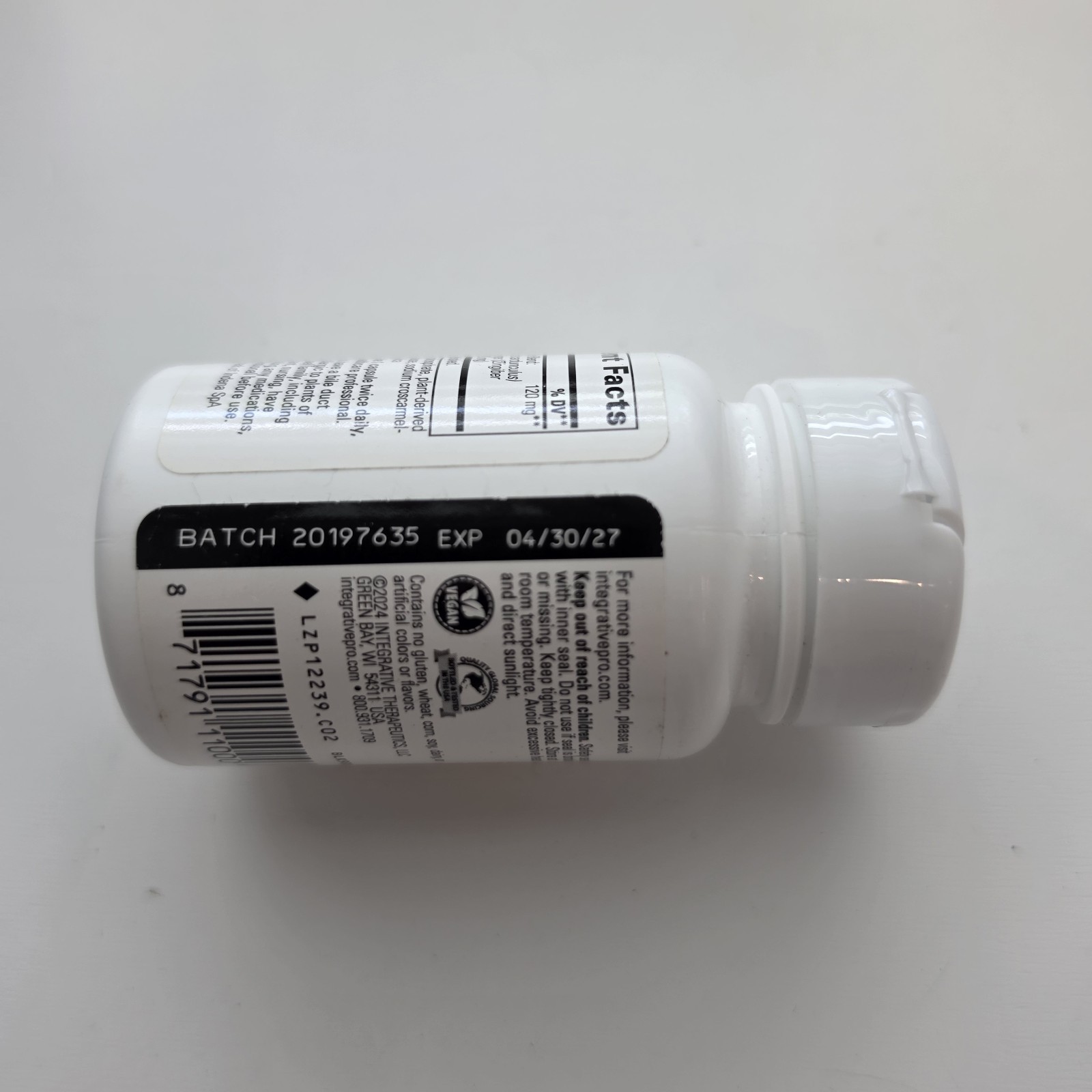Integrative Therapeutics – Motility Activator – 60 Capsules – New & Sealed