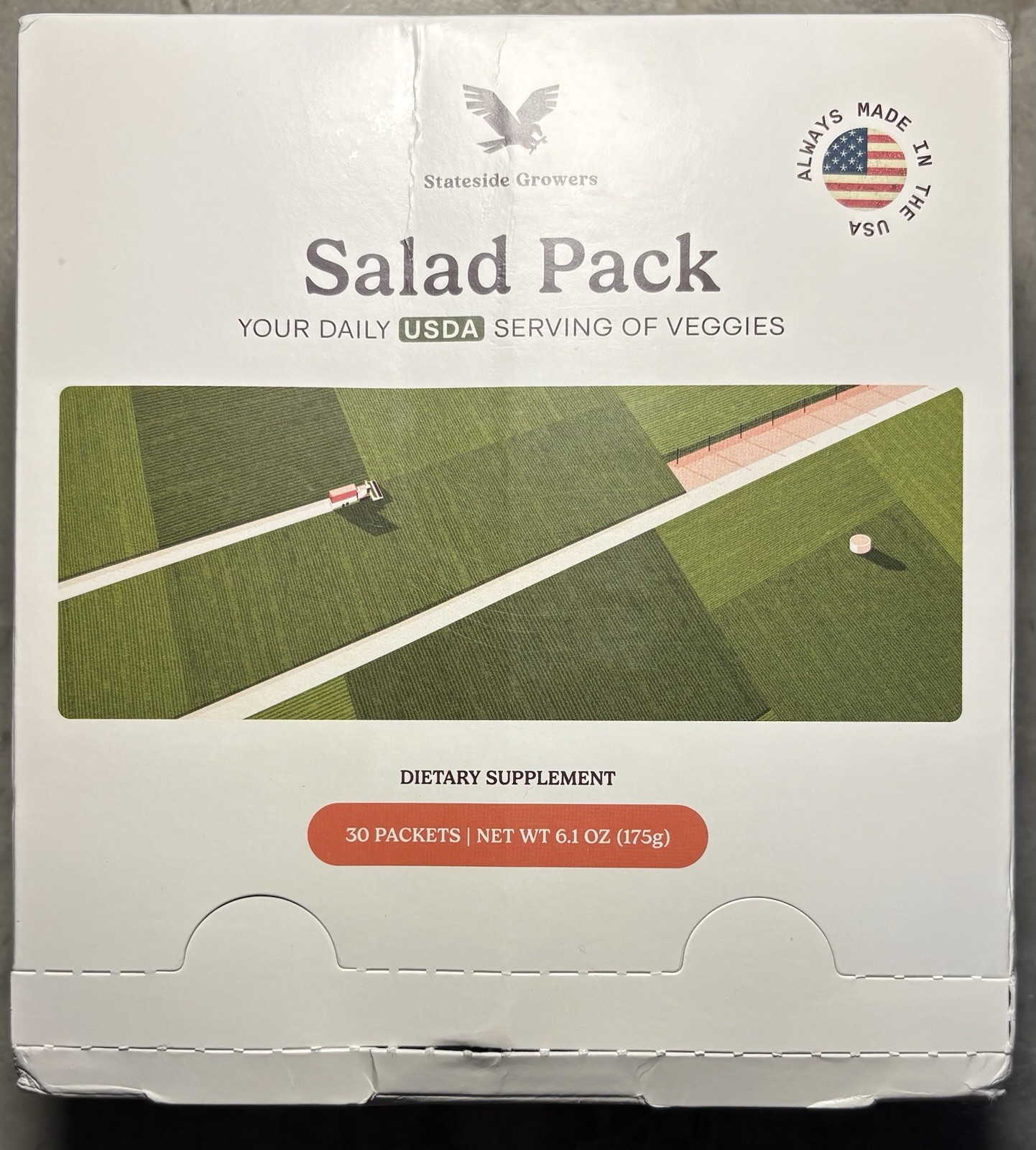 Stateside Growers Salad Pack Greens Digestive Health 240 Capsules 30 Servings