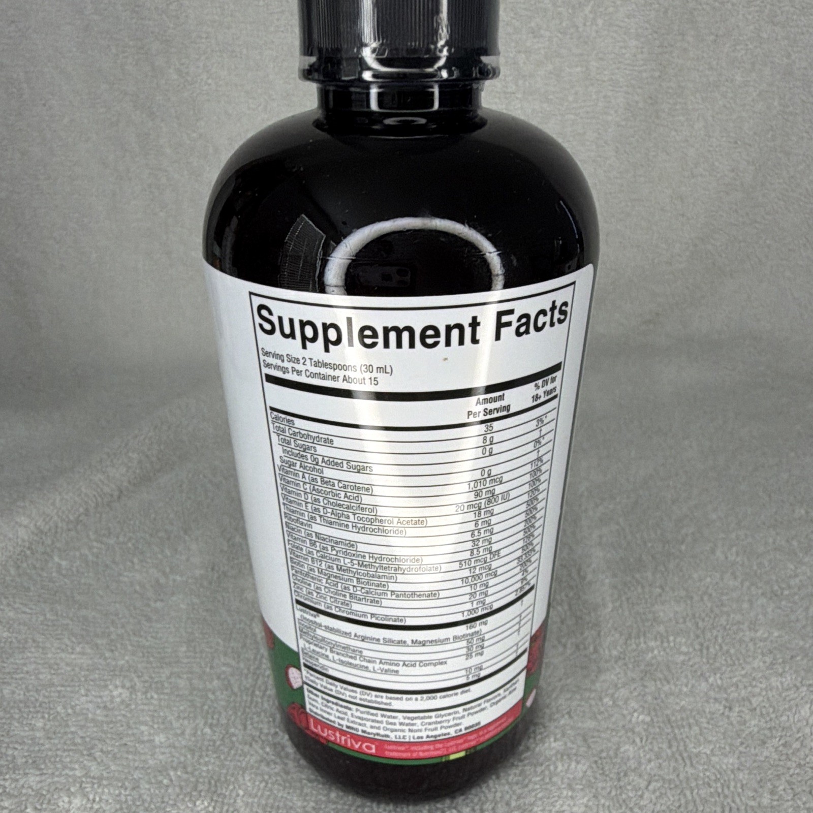 MaryRuth’s Liquid Morning Multivitamin + Hair Growth Dragon Fruit Melon 15.22oz