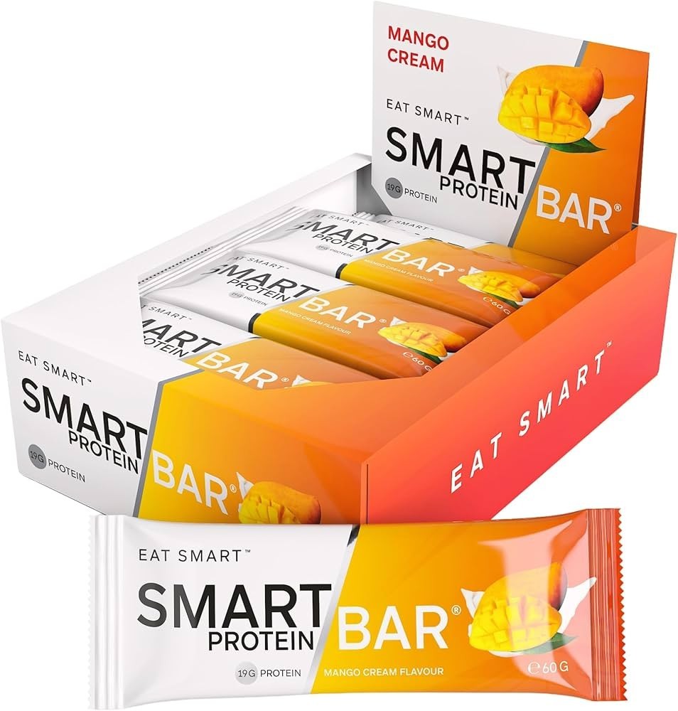 New Smart Protein Bar Mango Cream 60g x 12 Bars by Smart Diet Solutions