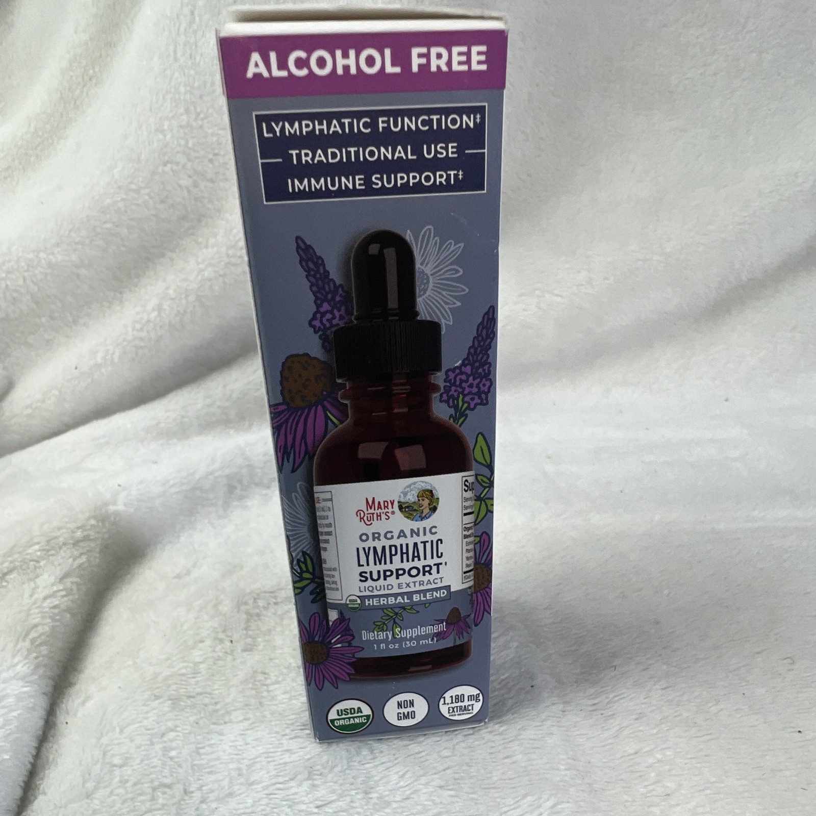 MaryRuth’s Organic Lymphatic + Immune Support Liquid Extract Alcohol Free 1 oz