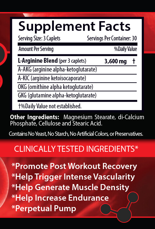 post workout recovery – NITRIC OXIDE 3600mg – endurance boosting supplement 1B