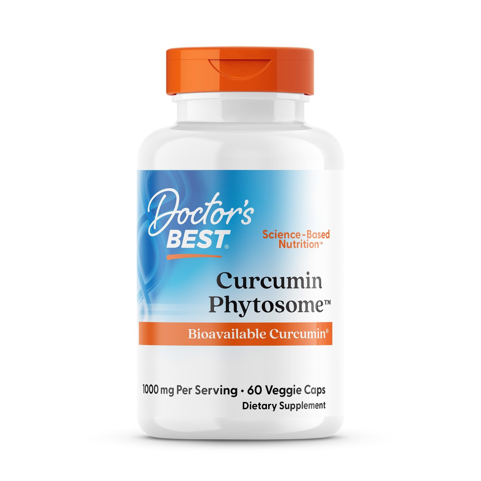 Doctors Best Curcumin Phytosome Supplement for 60 Count (Pack of 1), No Color