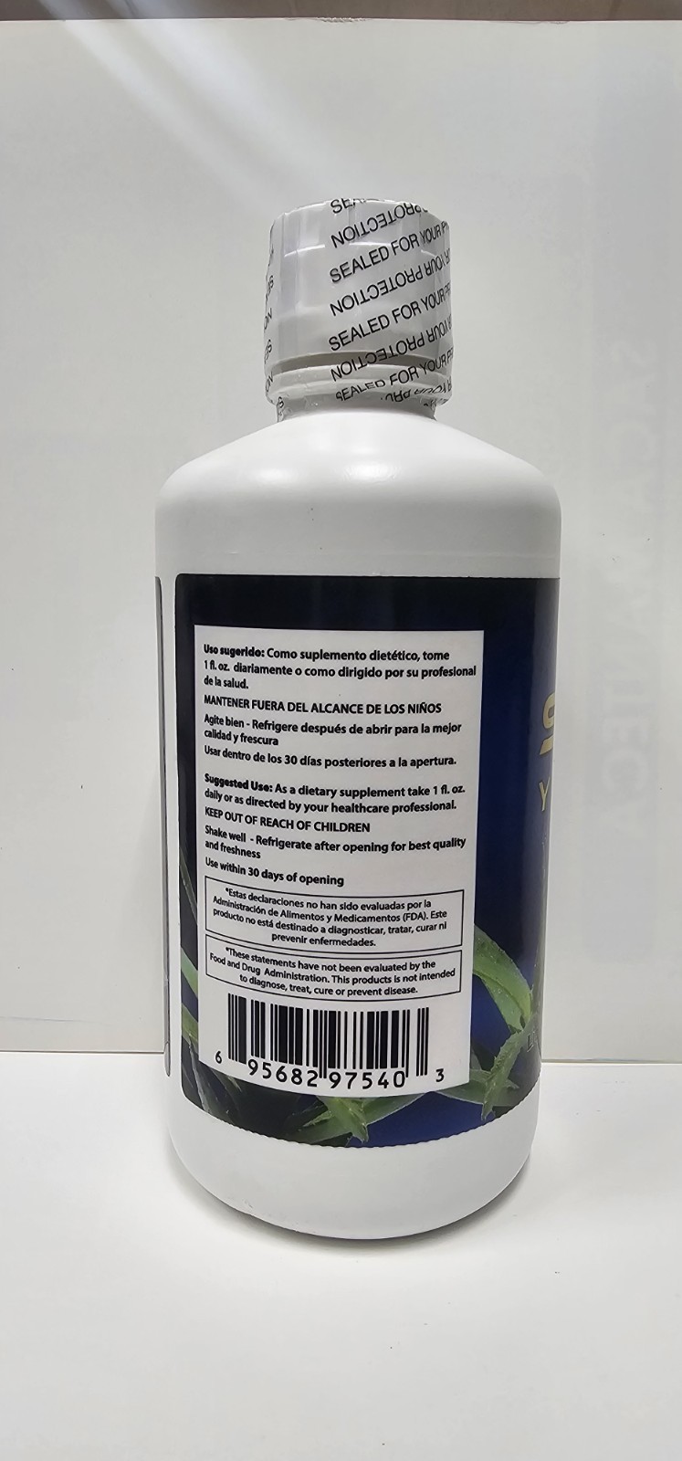 YMEE life Aloe Vera & Chlorophyll Liquid Mint Flavor 32 fl. oz.