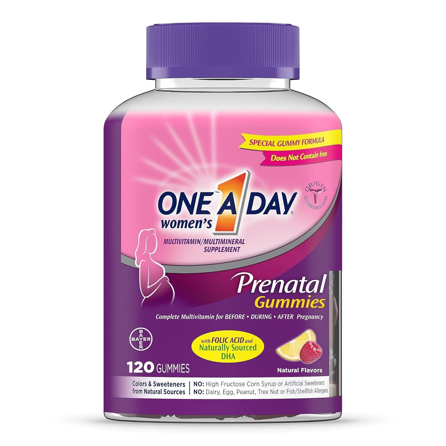 One A Day Women’s Prenatal Multivitamin With Folic Acid 120ct