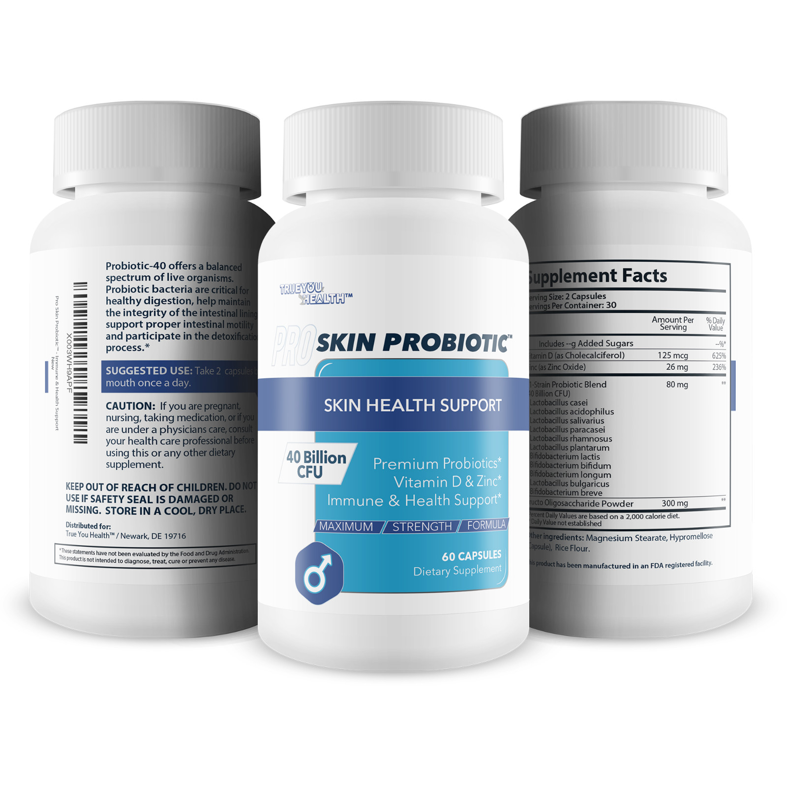 Pro Skin Probiotic – Skin Health Supporting Probiotic with Immune Support