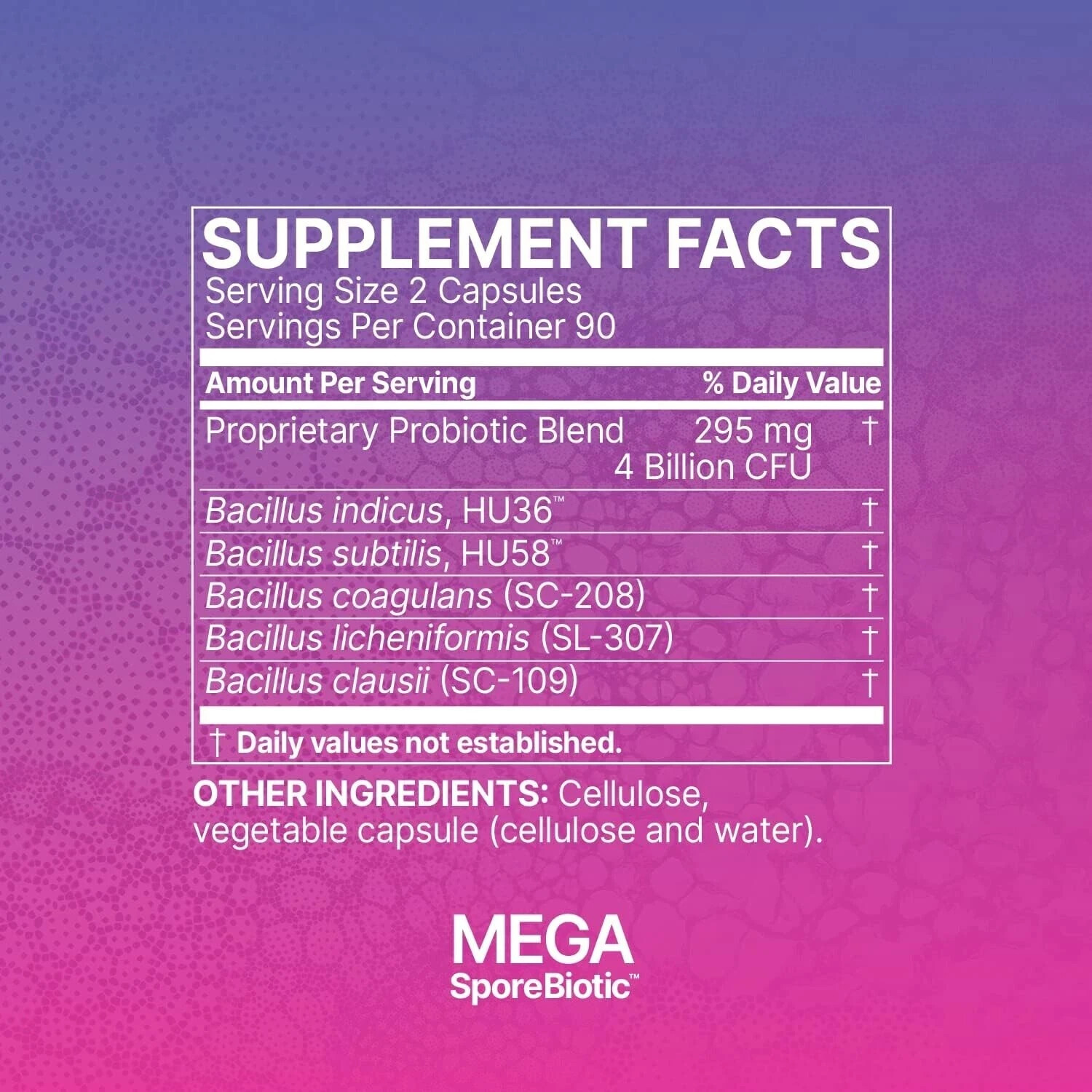 Microbiome Labs Mega SporeBiotic Probiotic Supplement 60 Capsules EXP 01/2027