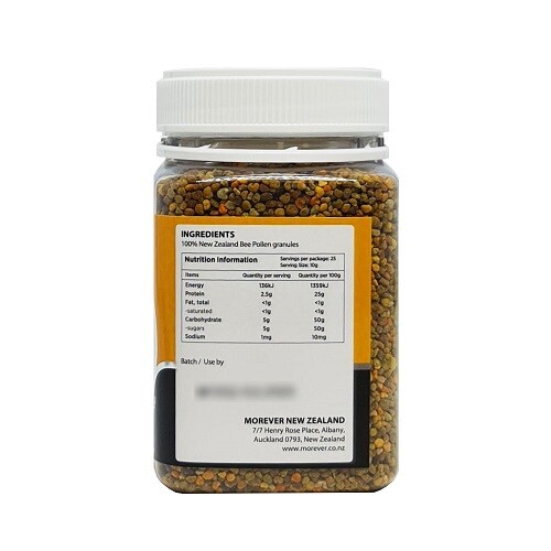Morever NEW ZEALAND Honey Bee Pollen 250g