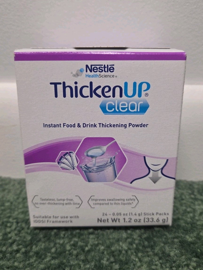 Nestle ThickenUp Clear Instant Thickening Powder, 24 Stick Packs