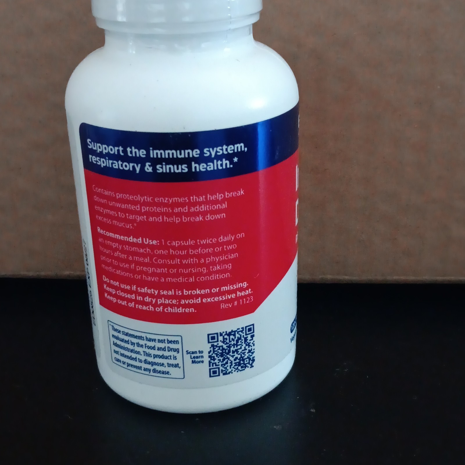 Enzymedica Immune Defense Regular Strength 120 Capsules Vegan Kosher Unflavored