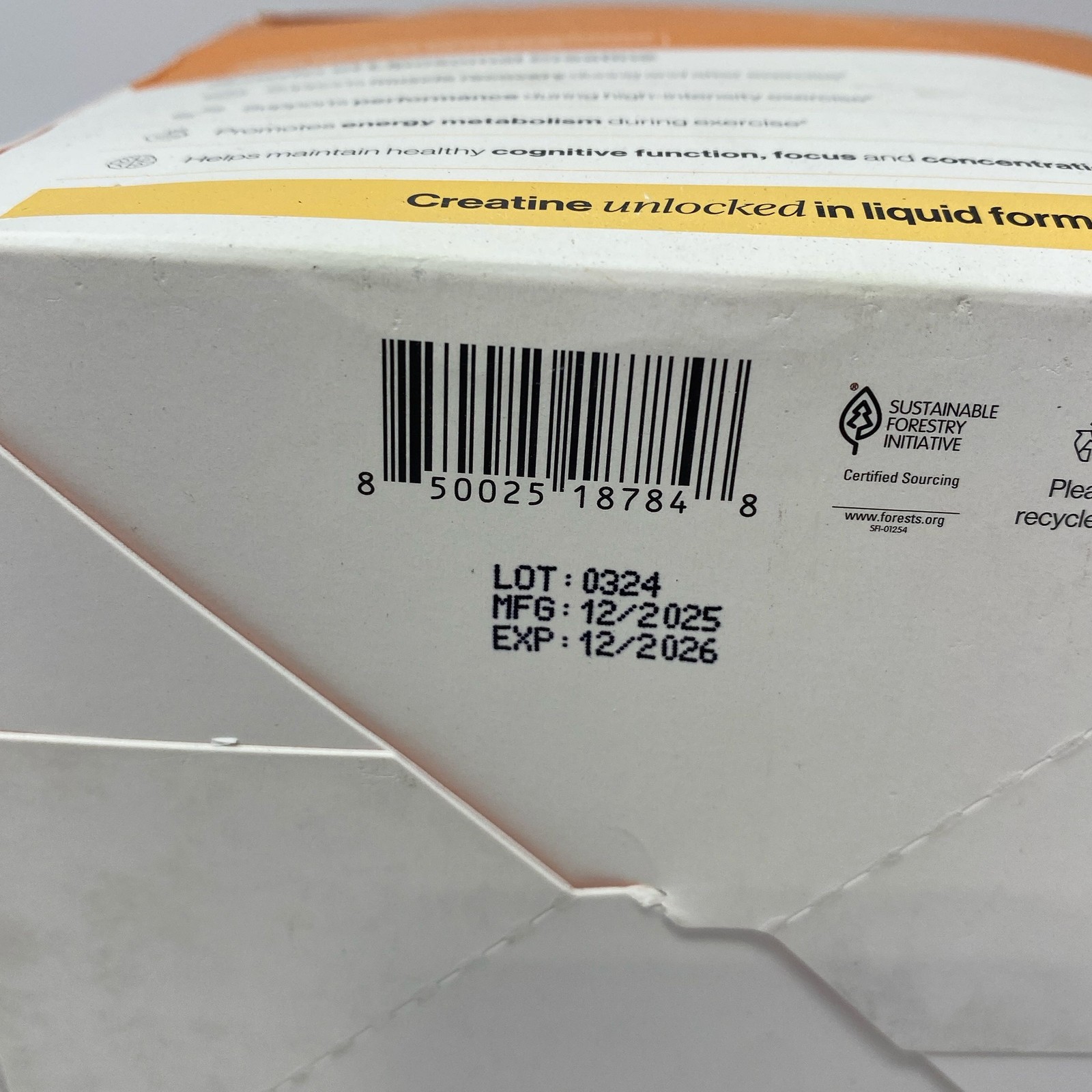 CYMBIOTIKA Liposomal Advanced Creatine 24-Pack, Tangerine Vanilla