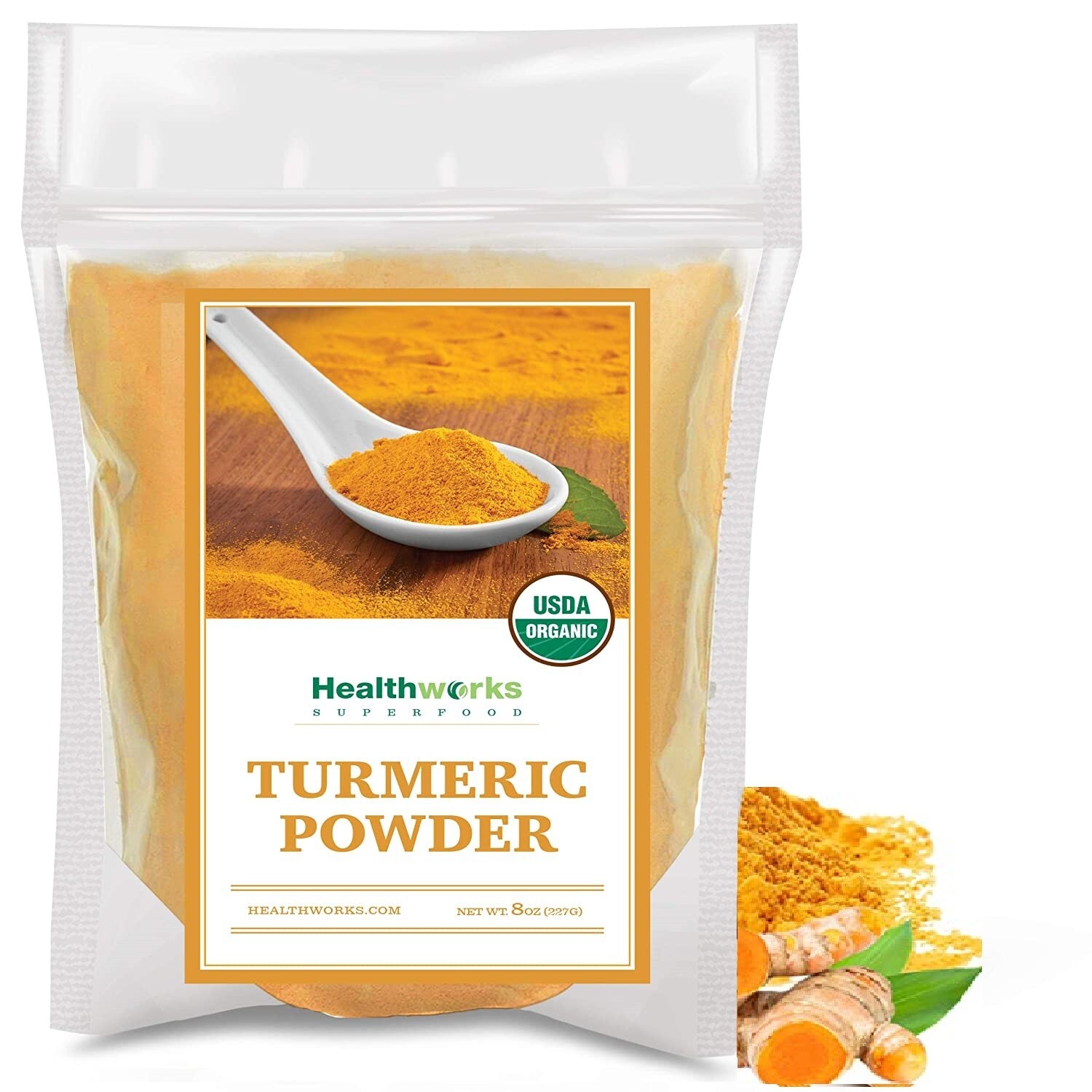 Polvo Orgánico de Cúrcuma – Curcuma Organica en Polvo Turmeric Powder 8Oz ys new
