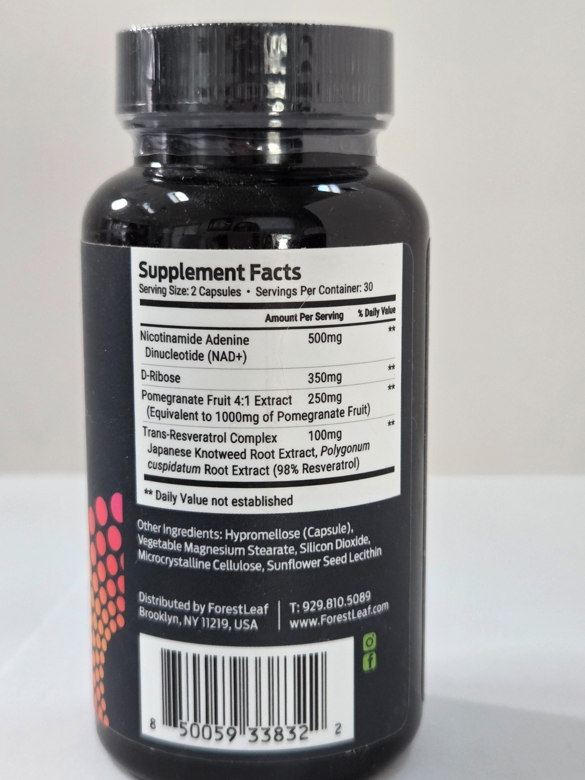 ForestLeaf Liposomal NAD Resveratrol Capsules – Pack of 3 (60 Capsules Each)