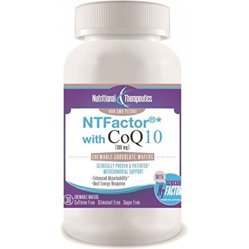 Nutritional Therapeutics NT Factor with CoQ10 100MG 30 Chewable Wafers Chocolate