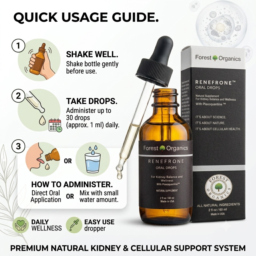 Kidney Support Drops – Advanced Kidney Cleanse & Detox Liquid Supplement