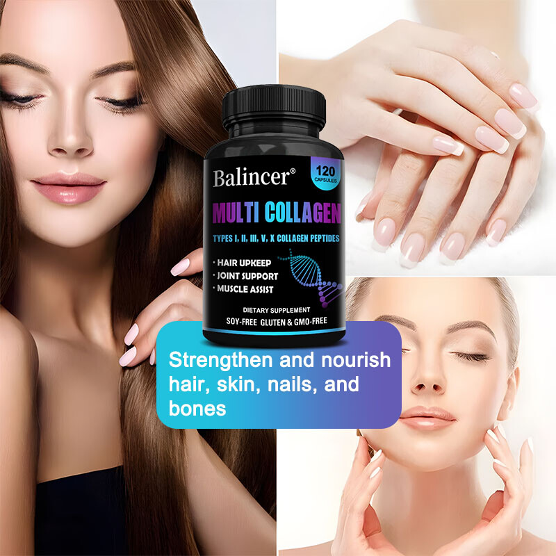 Multi-Collagen Capsules 1800mg – Enhanced Nourishment for Hair, Skin and Nails