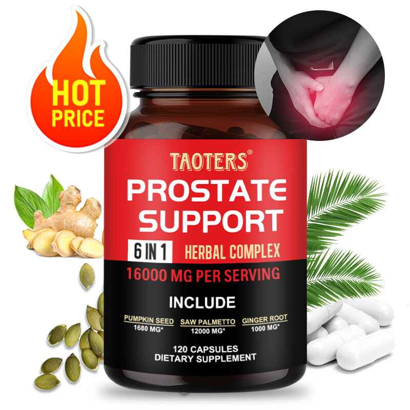 Prostate Support – Reduce Frequent Urination, Stamina supplement,60/120 Caps