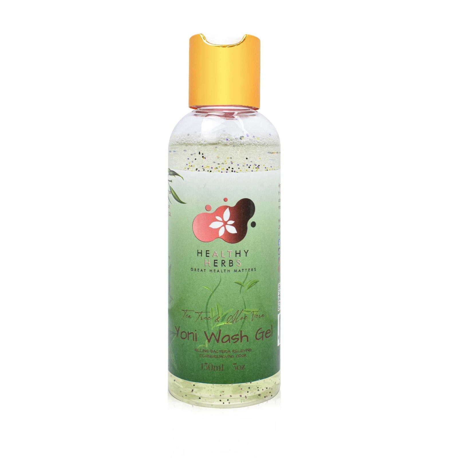 Healthy Herbs | Yoni Gel Wash, Feminine Care Tea Tree, Cucumber, Aloe