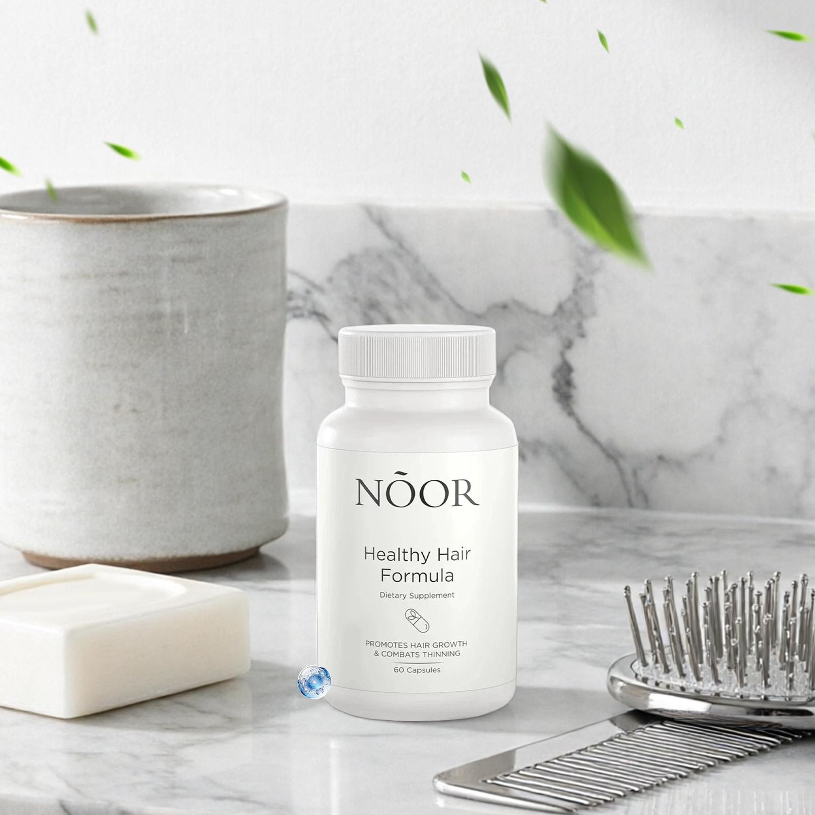 NOOR Healthy Hair Formula – NOOR Hair Growth Support Capsules – 60Caps
