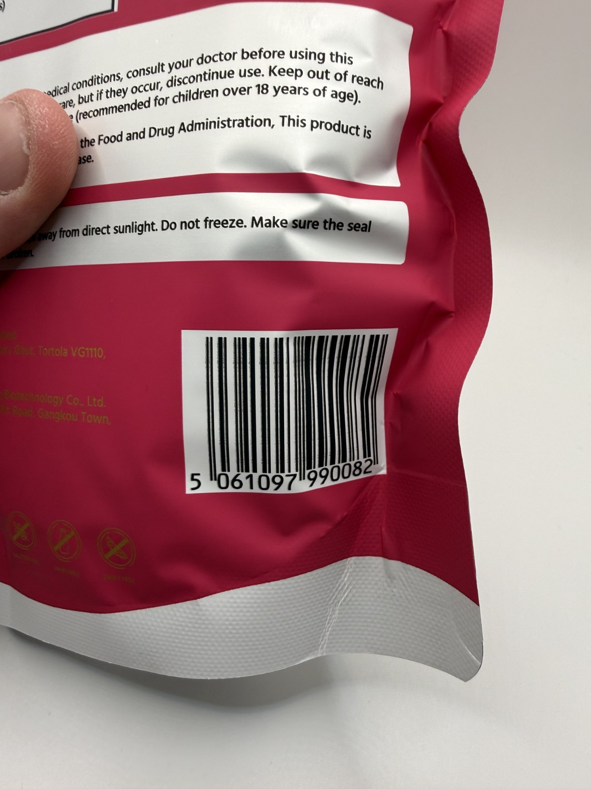 FRCOLA BBL Food Supplement Strawberry Flavor 20 Sticks – Brand New Sealed