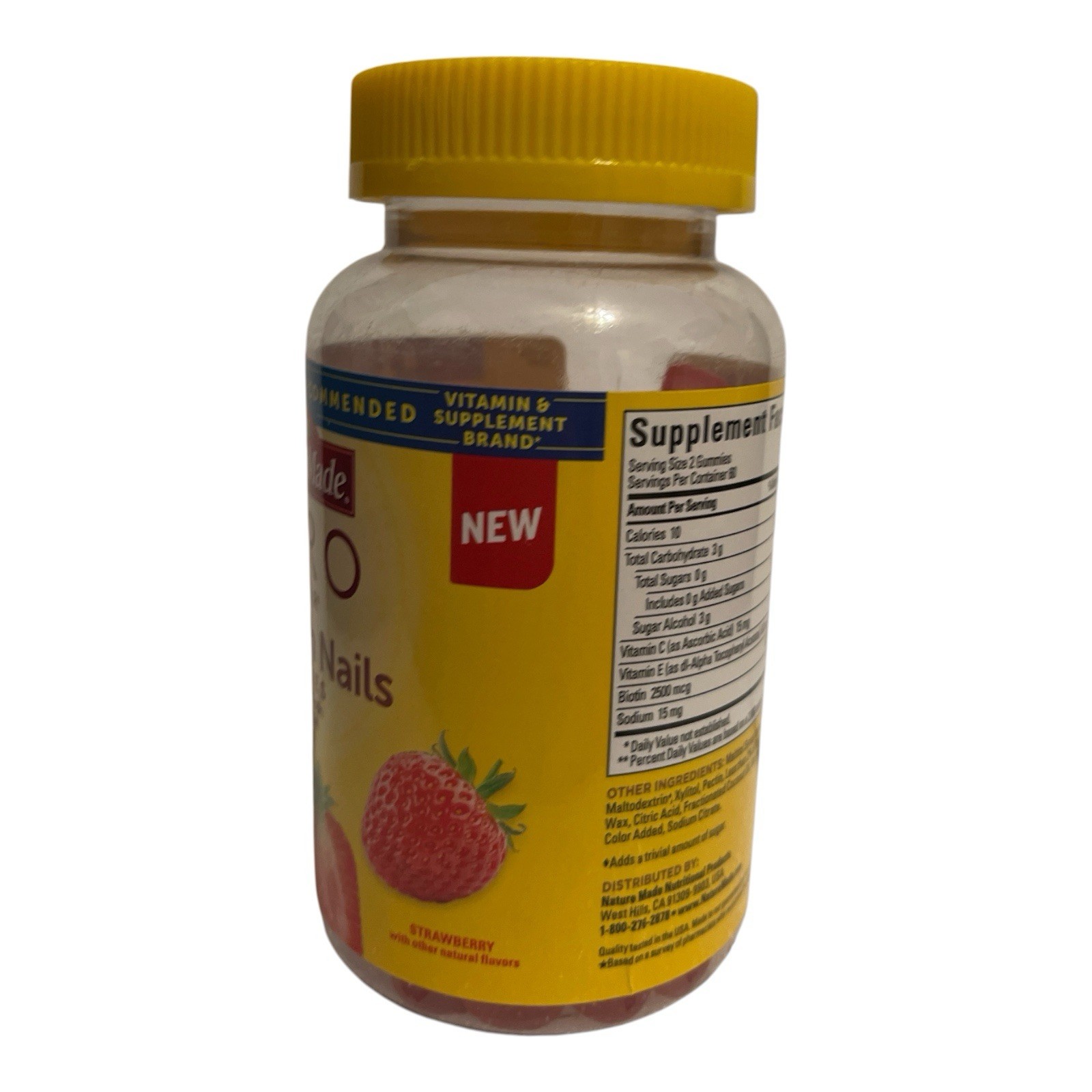 Nature Made Biotin Zero Sugar Hair Skin Nails Gummies 120 Ct Exp Jan 2028 ✅