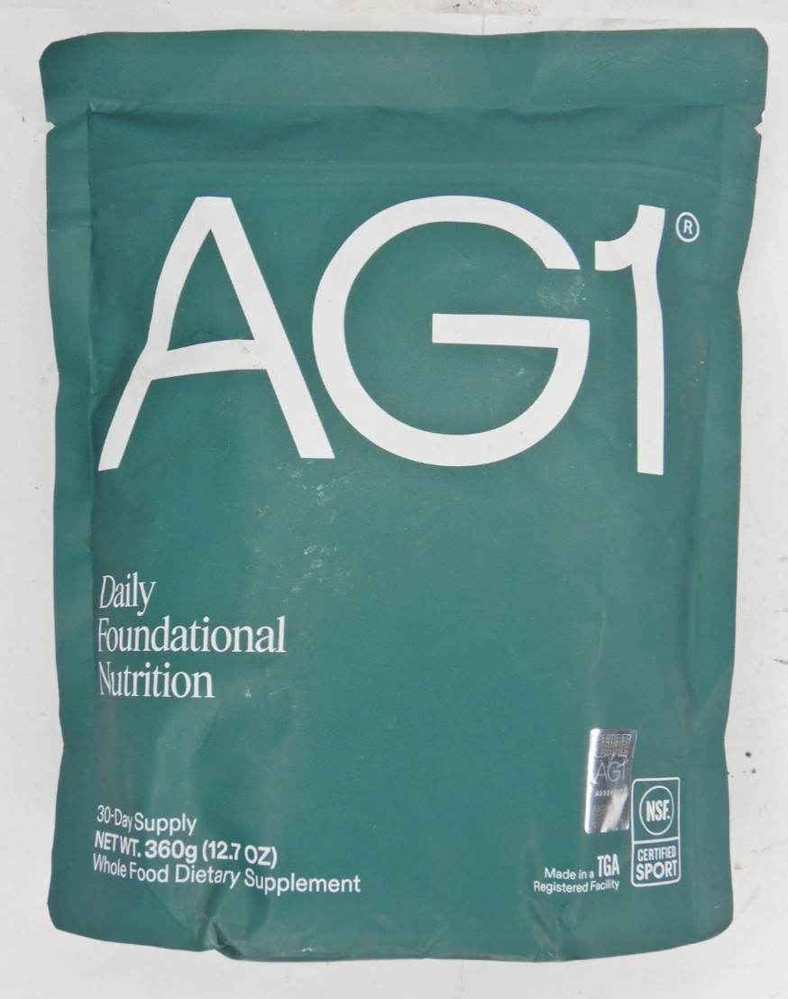 Genuine AG1 Athletic Greens Powder Pouch 12.7oz 360g EXP 10/25