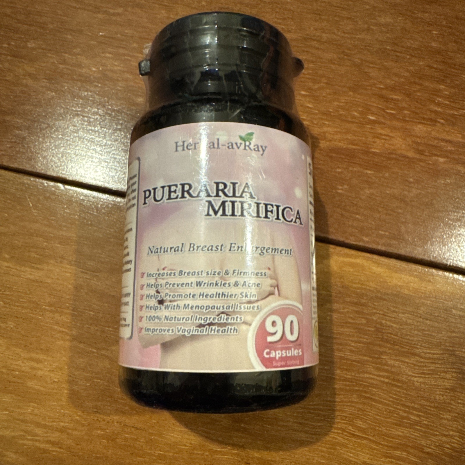 Herbal -Avray Pueraria Mirifica natural breast enlargement 90 capsules New Seale