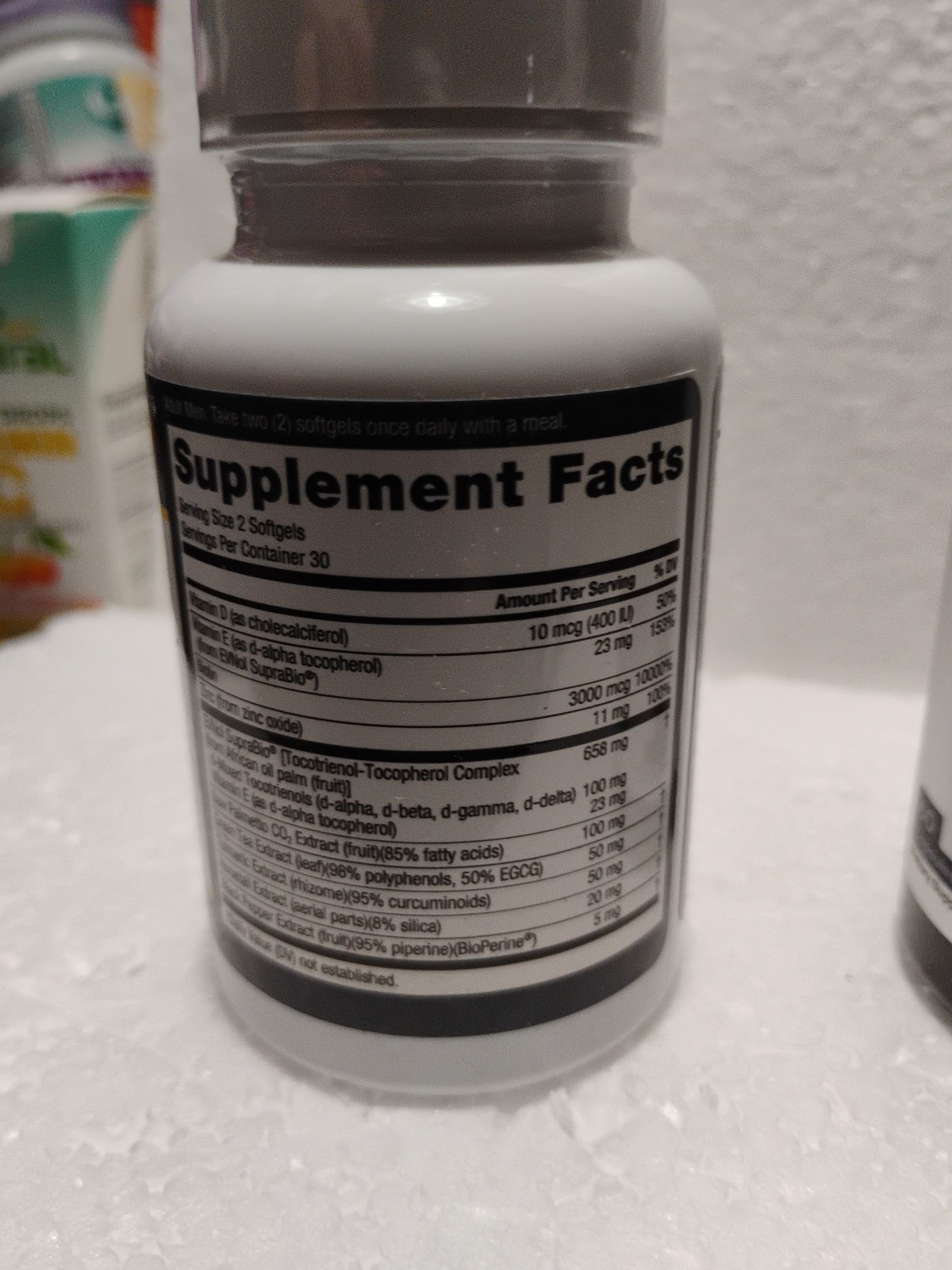 Ageless Male Hair Growth Supplement 60 Softgels Exp 12/2026 & Rex Test Booster