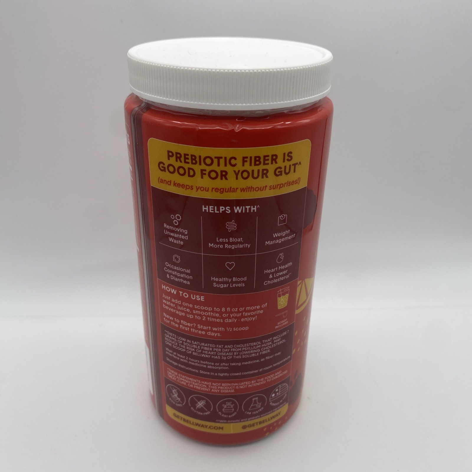 Bellway Raspberry Lemon Super Fiber + Fruit 8.3 Oz – EXP 10/2027