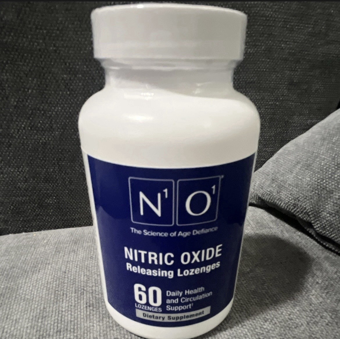 N1O1 Nitric Oxide Circulation Support Dietary Supplement Lozenges, 60 Count
