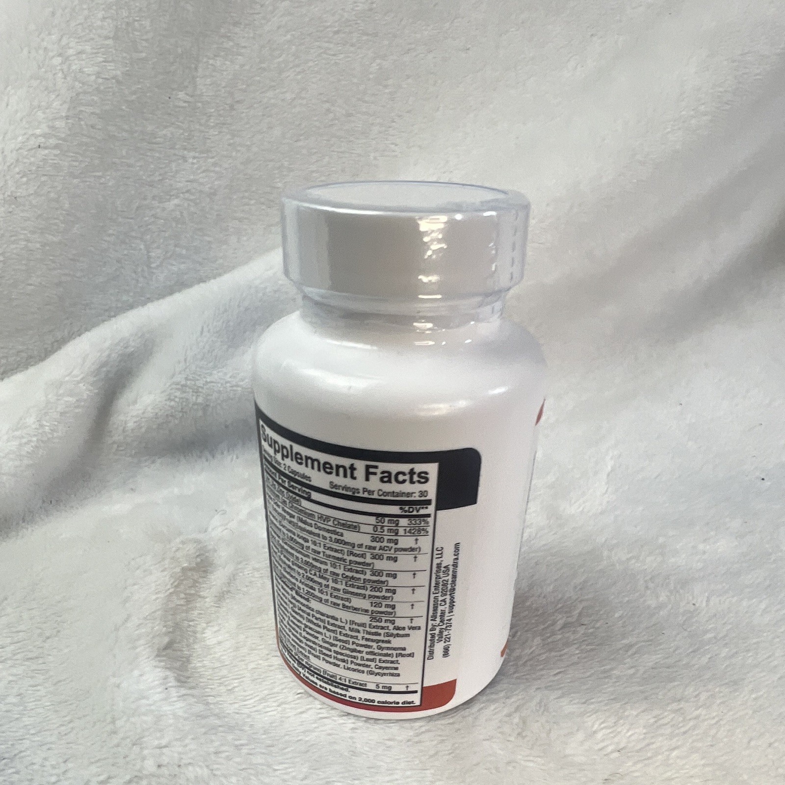Clean Nutraceuticals Gluco Defend Blood Sugar Support 60 Capsules Exp 08/2026