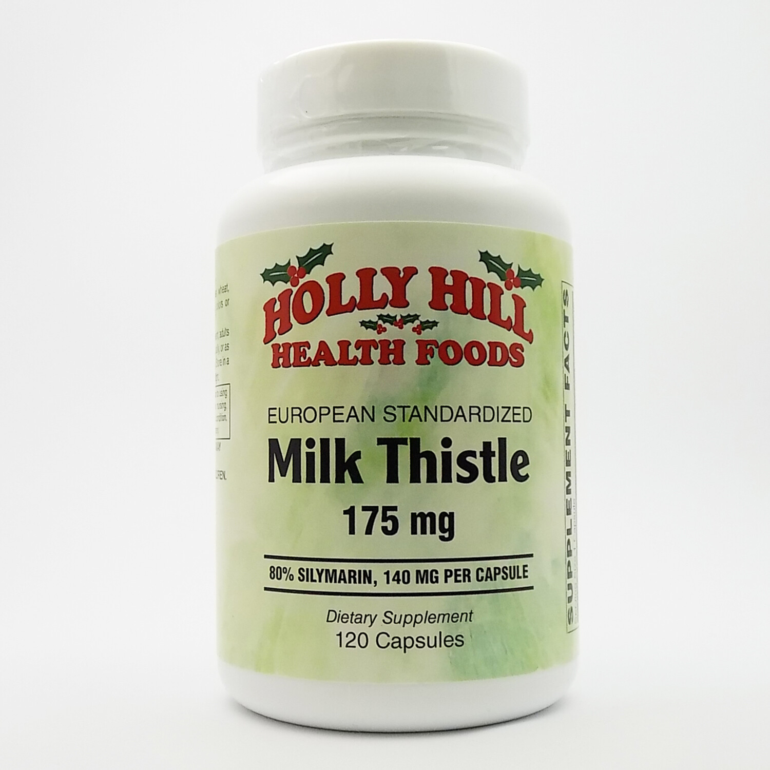 Holly Hill Health Foods, European Standardized Milk Thistle, 175 MG,120 Capsules