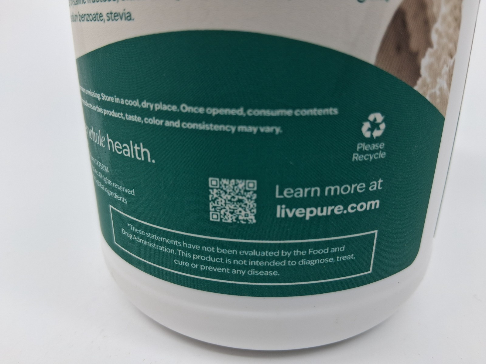 LivePURE CalciuMK+ – Mixed Berry, 32 fl oz / 946 ml, EXP 6/2027 SEALED