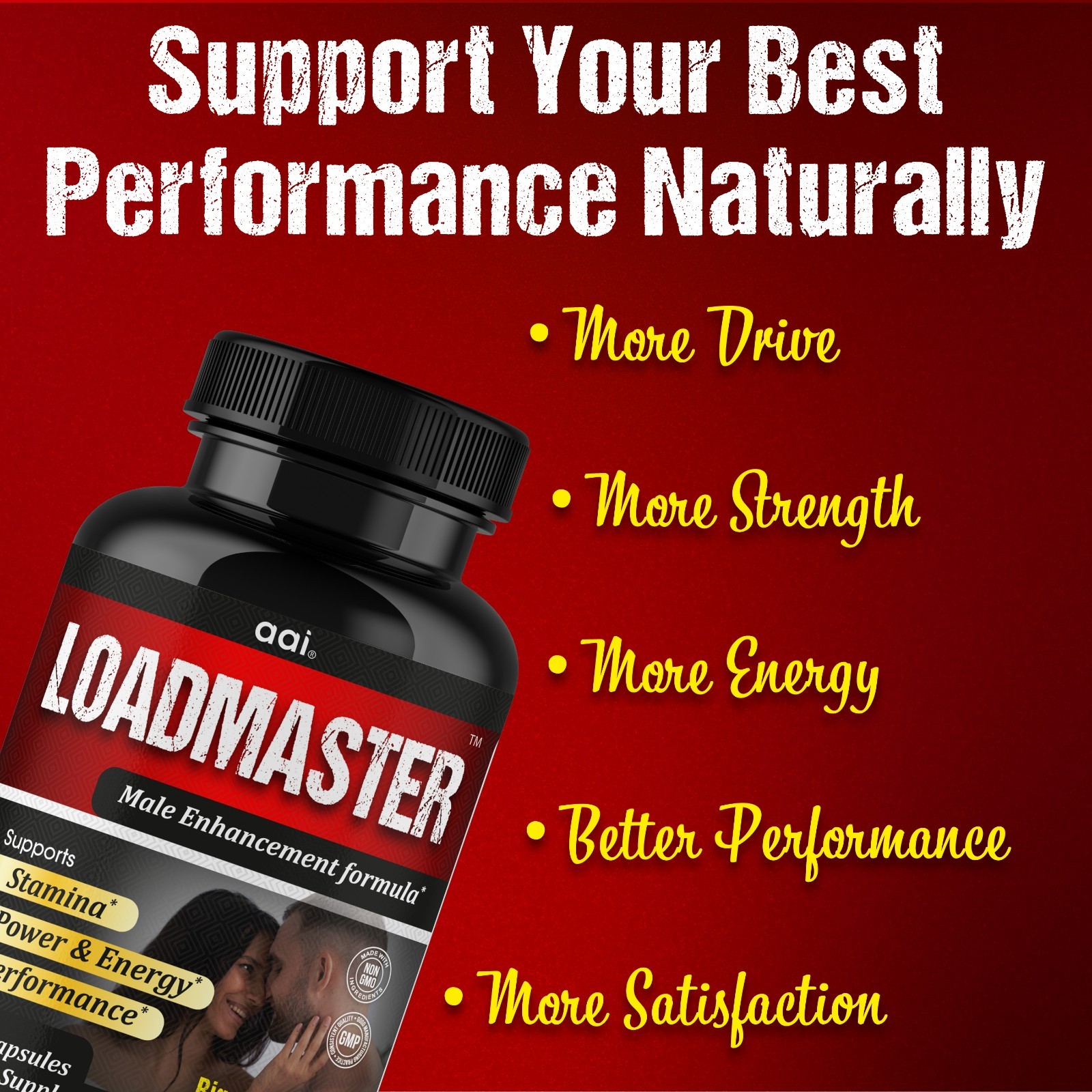 Male Enhancing & Testosterone Booster Vitamin Supplements 10X Max Energy19/12/25