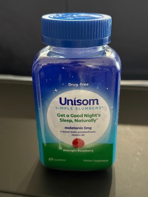 Unisom Simple Slumbers Midnight Raspberry 60 Gummies Sealed 5mg Melatonin 7/2026