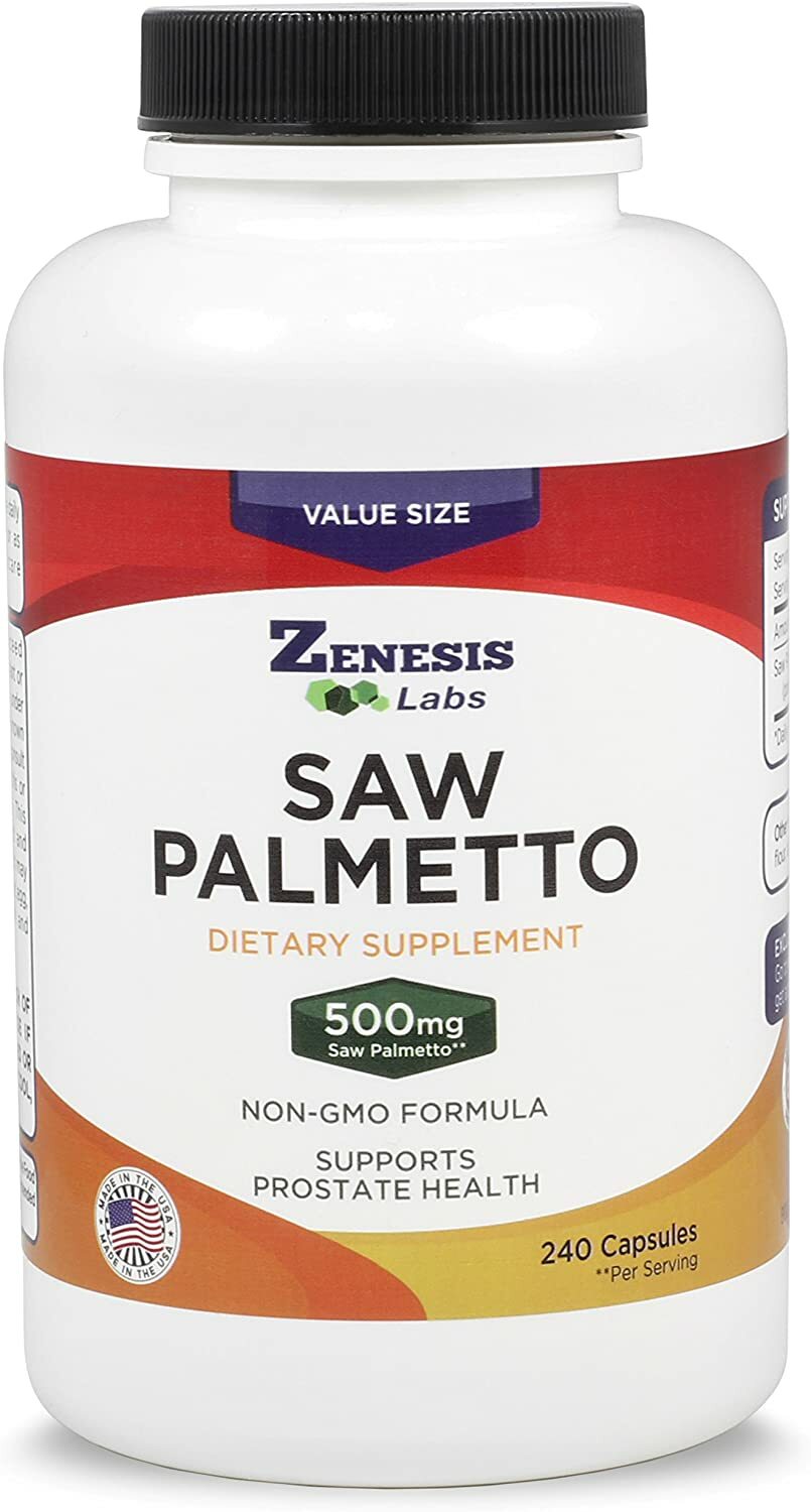 Saw Palmetto – (2 bottle set) Value Size – 480 capsules $0.08 (approx) per cap