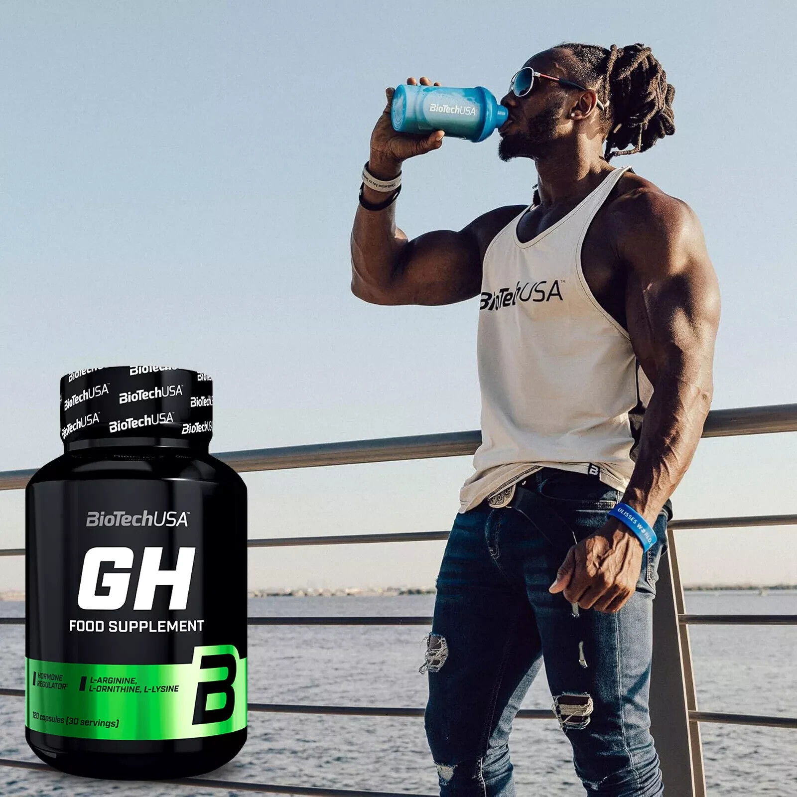 BIOTECH USA GH-120 Capsules – Lean Muscle Mass Build Support – Body Fat Loss
