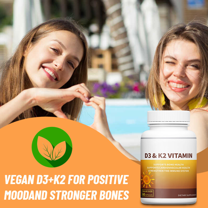 D3 K2 Vitamin 5000iu Capsules – Strong Bones,Heart,Cardiovascular,Muscle Health