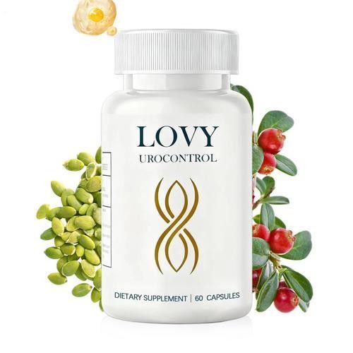 Lovy Urocontrol Capsules, Bladder Health Supplement, Maximum Strength Formula.