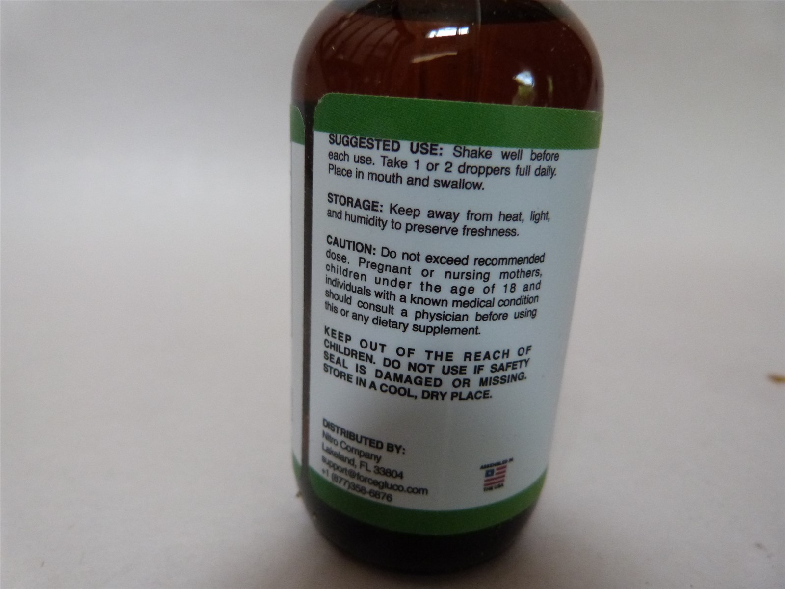 5 NEW Bottles GLUCO FORCE Blood Support Dietary Supplement 2oz (10 Total) 01/27